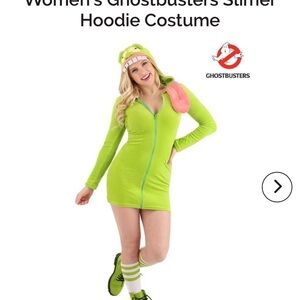 Women's Slimer Hoodie Costume Ghost BUSTERS